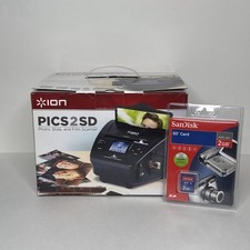 Ion Pics 2 SD Photo Slide and Film Scanner Open Box with New 2GB SD Card picture