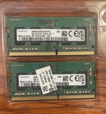 OEM SAMSUNG LAPTOP MEMORY 4GB (x2) 1Rx16 PC4-3200AA-SC0-11 M471A5244CB0-CWE picture