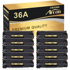 CB436A 36A Toner Cartridge Compatible For HP 36A LaserJet P1505N M1522N MFP LOT picture
