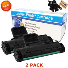 2 PK MLT-D108S Black Toner Cartridge For Samsung ML-1640 ML-2240 picture