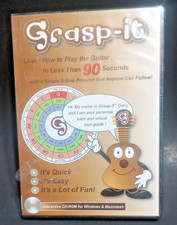 Grasp-It: Learn How To Play The Guitar- In Less Than 90 Seconds PC MAC CD Sealed picture