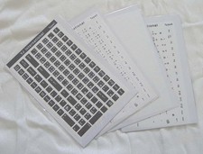 Chinese Keyboard Sticker - Black / White / Transparent 108 keys high quality  picture