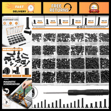 840PCS Laptop Screws Set - 24 Sizes M1.4/1.7/2/2.5/3 for PC Repair & DIY with Sc picture