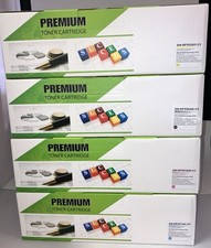 4 Premium Toner Cartridge HE-CF502 BLACK CYAN MAGENTA YELLOW NEW FAST SHIP picture