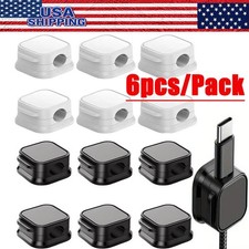 6-600Pcs Magnetic Cable Clips & Cord Holder, Under Desk Cable Management Lot picture