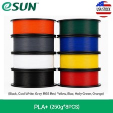 eSUN PLA+ Fast Filament High Speed PLA+ 3D Printer Filament 1.75mm 0.25KG/8 Roll picture