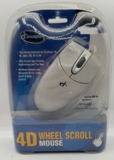 Vintage iConcepts 4D Wheel Scroll Mouse PS/2 Interface - New Sealed picture