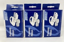 Lot Of 3 Quill Premium Ink Ribbon 7-11413 Black Okidata Microline 380 390 391 picture