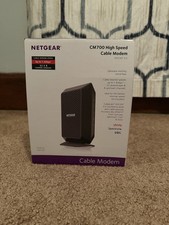 Netgear CM700 Cable Modem CIB + 10ft Coaxial Cable picture