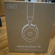 Jabra Evolve2 75 Wireless Headset ANC Bluetooth USB-C Link NEW picture