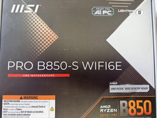 No I/O Shield MSI PRO B850-S WIFI6E Motherboard - WiFi 6E, Tested picture