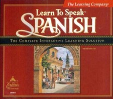 Learn To Speak Spanish 7.0 PC CD foreign language speech listen read write tools picture