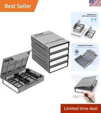 5-Pack Hard Drive Carrying Case Protective Box for 3.5/2.5 Inch SSD HDD Porta... picture