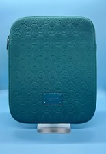 Michael Kors iPad Tablet Case Teal Neoprene Padded Zip Closure 8.5” W x 10” H picture