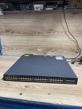 Cisco Catalyst 3650 48 PoE+ 4X1G WS-C3650-48FS-S V03 4X1G FC Optical SFP+ Switch picture