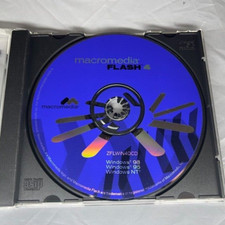 Macromedia Flash 4 CD Disc for Windows 98 95 NT ZFLWIN40CD picture