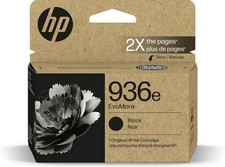Authentic HP 936e EvoMore Ink Cartridge (BLACK) Expires 03/2028 Brand New picture