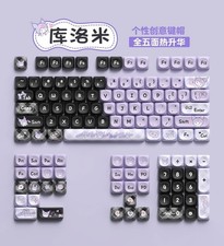 Cartoon Kuromi PBT MOA Keycaps Key capFor Mechanical Keyboard 112 Keys picture