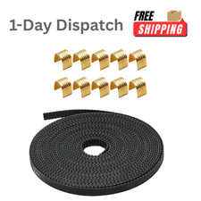 GT2 Timing Belt 5 Meters 6mm Wide with 10 Copper Buckles for 3D Printer picture
