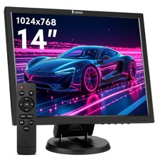14 in LCD 1024x768 Security Display Monitor HDMI fr CCTV Systems BNC/HDMI/VGA picture