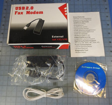 Fax Modem, Conexant External USB 2.0 56K V.92 Modem (NEW IN BOX) picture
