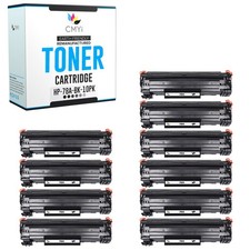 10PK CMYi Replacement 78A Combo Pack Toner Cartridges for HP LaserJet Pro P1566 picture