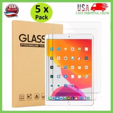 [5-Packs] HD Tempered GLASS Screen Protector for Apple iPad 5th & 6th Generation picture