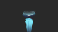 Landscape minimalism dark background texture waterfall Custom Gaming Mat Desk picture