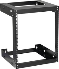2-Post 12U Heavy-Duty Wall Mount Network Rack, 19