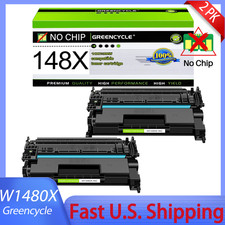 2PK 148X W1480X No Chip High-yield Toner Cartridges For HP LaserJet Pro 4001dw picture