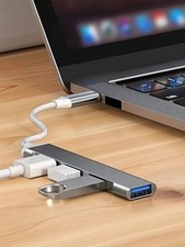 4-Port USB-C Hub OTG Adapter Multi Splitter for MacBook Lenovo Xiaomi PC picture