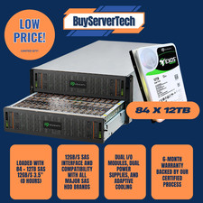 Seagate Exos E 5U84 JBOD – Fully Loaded 84-Bay Enclosure with 84× 12TB SAS Drive picture