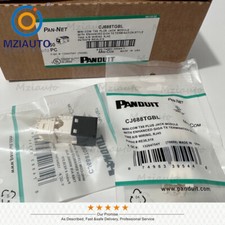 50PCS Cat6 Mini-Com RJ45 Network Jack Module Black For Panduit CJ688TGBL Giga TX picture