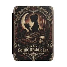 Gothic Reader Silhouette Kindle Case | Dark Victorian Booklover picture