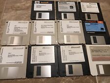 Lot Of 11 Vintage Software Floppy Disks Microsoft Intel And More picture