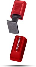 SmartKlear PhoneScreen Cleaner CarbonMicrofiber injected Red/Black 1Pack picture