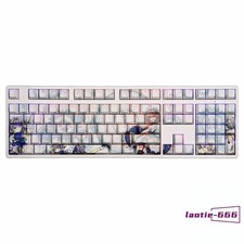 108 Keycaps Touhou Project Izayoi Sakuya New Dye-sub PBT for Cherry MX Keyboard picture