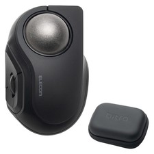ELECOM bitra Trackball Mouse Bluetooth 2.4GHz Dual Mode M-MT2MRSABK w/ Case picture