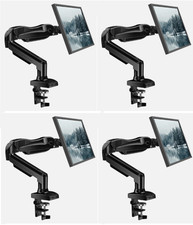 CASE PACK 4x Single Monitor Mount Full Motion Gas Spring Arm - BLACK NEW picture