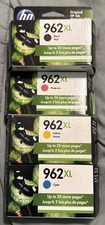 HP 962xl  Black  y,c,m 4pk  Ink Cartridges Expired 2022 New Sealed picture