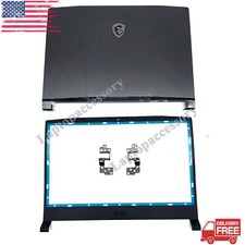 For MSI Pulse GL66 Crosshair 15 11UGK/11UEK/11UE MS-1581 Back cover+Bezel +Hinge picture