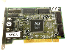 VINTAGE 1994 INTEGRAPHIC IGS IGA 1680A IGA1680D-4LS PCI 2 MEG VGA CARD MXB131 picture