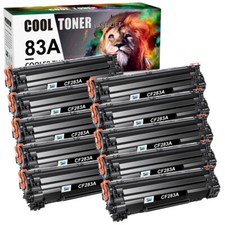 10 PK Black CF283A Toner For 83A HP LaserJet Pro MFP M127fw M127fn M225dn M225dw picture