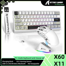 ATTACK SHARK x MAMBASNAKE X11 Mouse and X60 HE Keyboard Wireless Gaming Combo picture