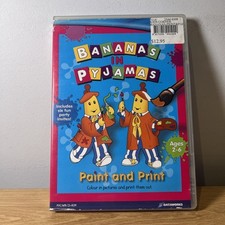 Bananas in Pyjamas: Paint and Print MAC/ PC CD-ROM Rare OOP picture