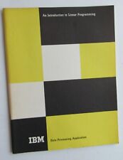 IBM An Introduction To Linear Programming  1964 Data  Processing Application picture