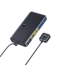 Anker USB 3.0 HDMI KVM Switch, 5 USB 3.0 Ports, 4K@60Hz HDMI, 85W Max PD Magneti picture