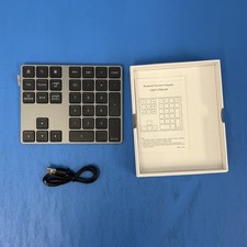New USB Charging 34-Key Bluetooth Wireless Numeric Keypad for Mac or PC BKB picture
