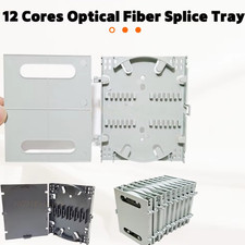 10pcs 12 Cores Mini Fiber Optic Splice Tray FTTH Optical Fiber Protection Box picture