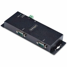 Startech 2-Port Serial to Ethernet Adapter, Metal Housing, TAA Compliant picture